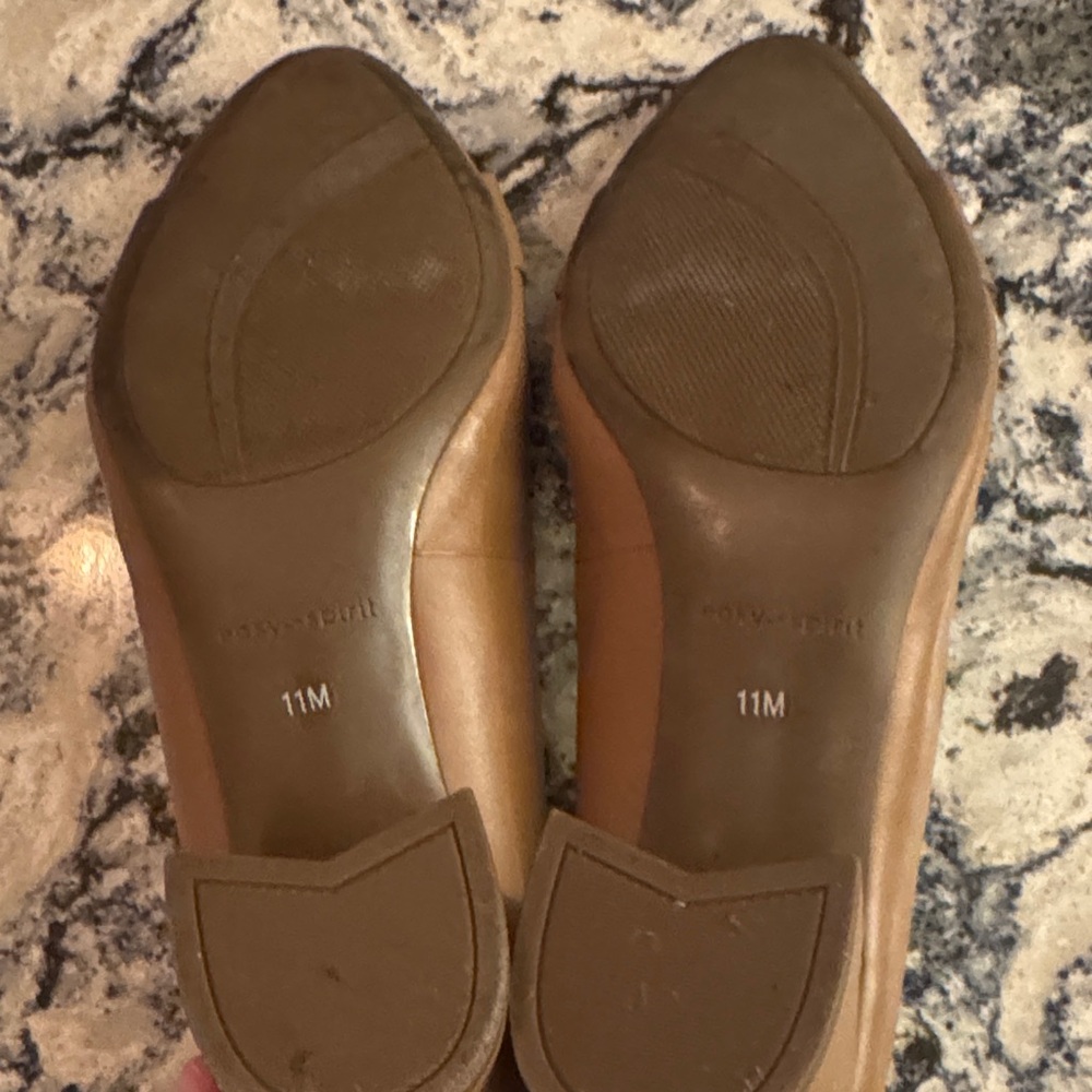 Easy Spirit Tan Buckle Block Heels Size 11 - Picture 5 of 5